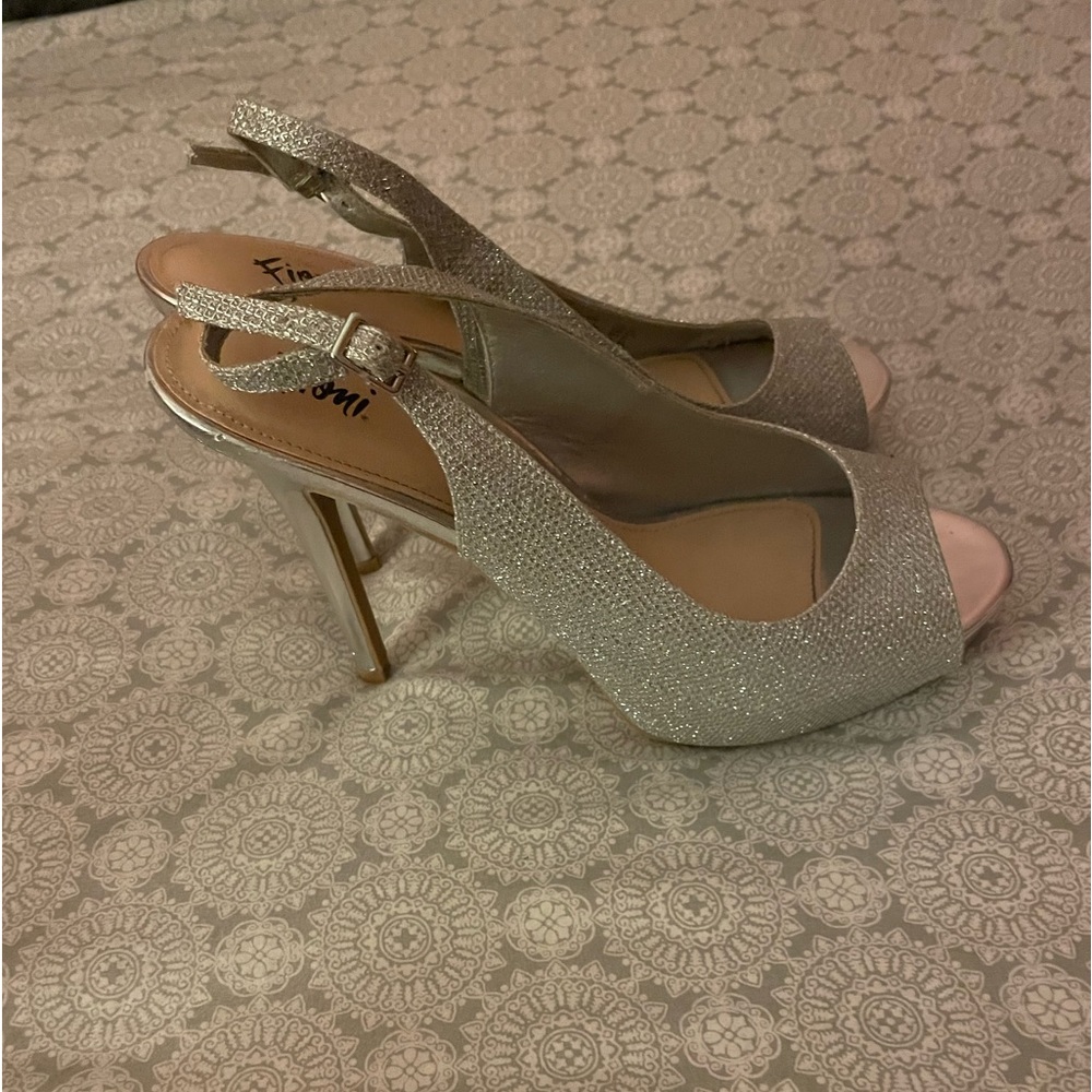 Silver heels